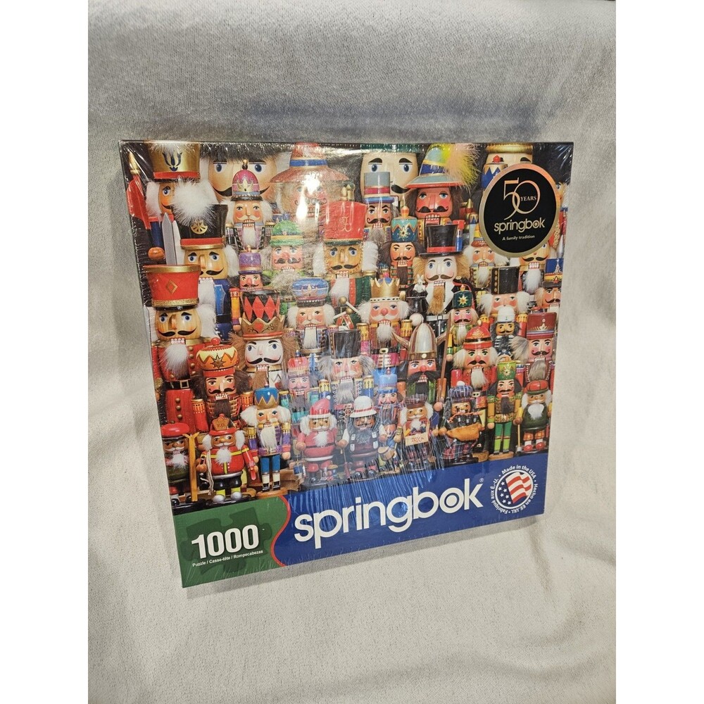 Nutcracker Collection Holiday NEW 1000 pc 24" X 30" Majestic Springbok Puzzle